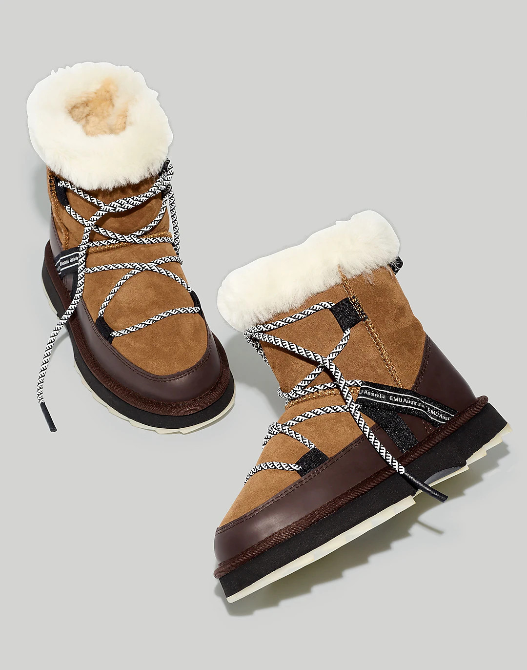 EMU Australia® Shearling Blurred Boots | Madewell