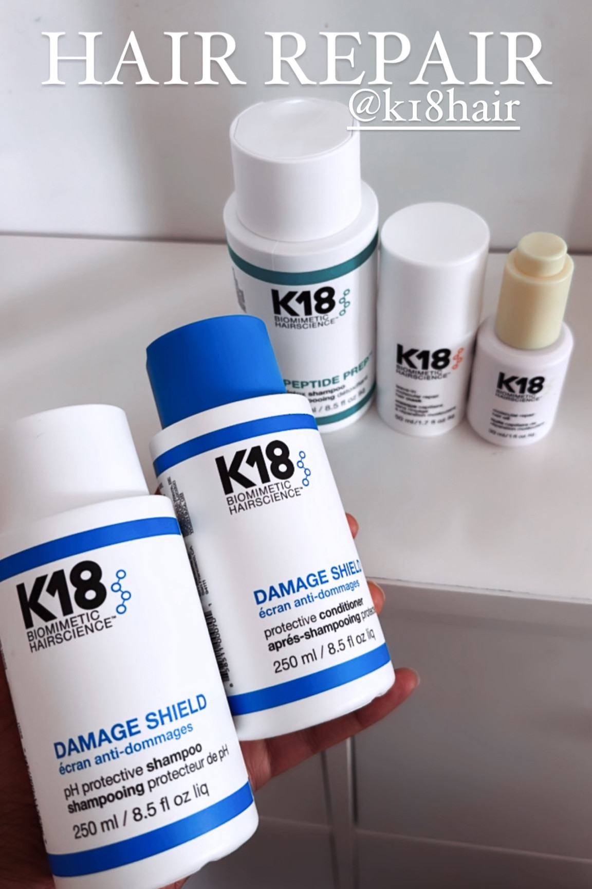 K18 Hair Mask has been working wonders on my hair! If you suspect any amount of damage or just for preventative measures, I'm linking these products for you to keep on hand ✨ stay beautiful! 

#LTKBeauty #LTKFamily