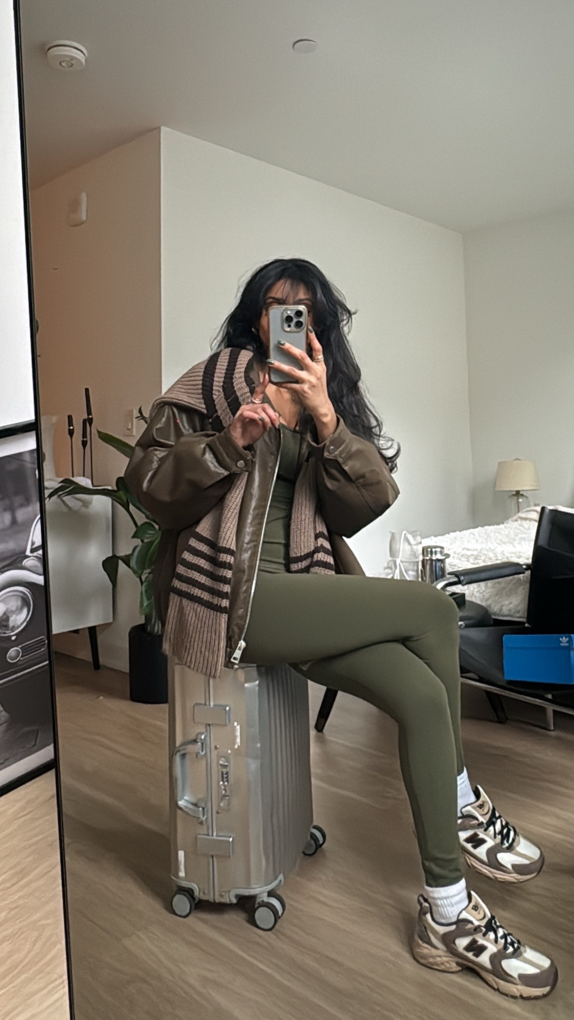 Airport fit! New balance 530 suede sneakers 

#LTKStyleTip