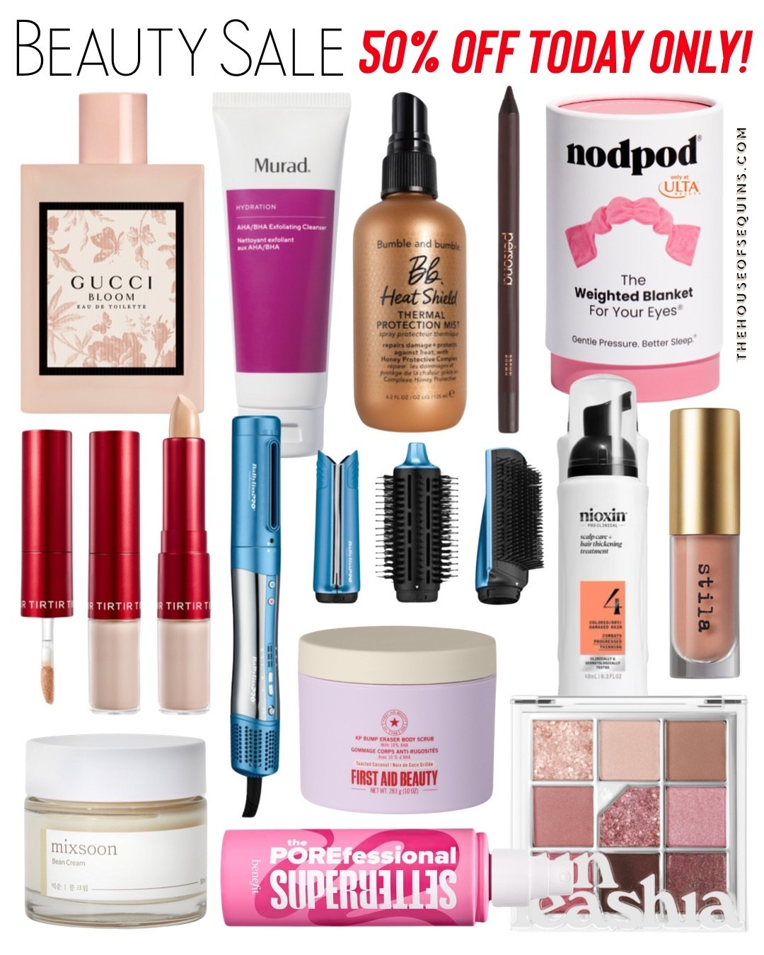 Shop Ulta’s 21 Days of Beauty Event! 50% OFF select items TODAY ONLY! 

