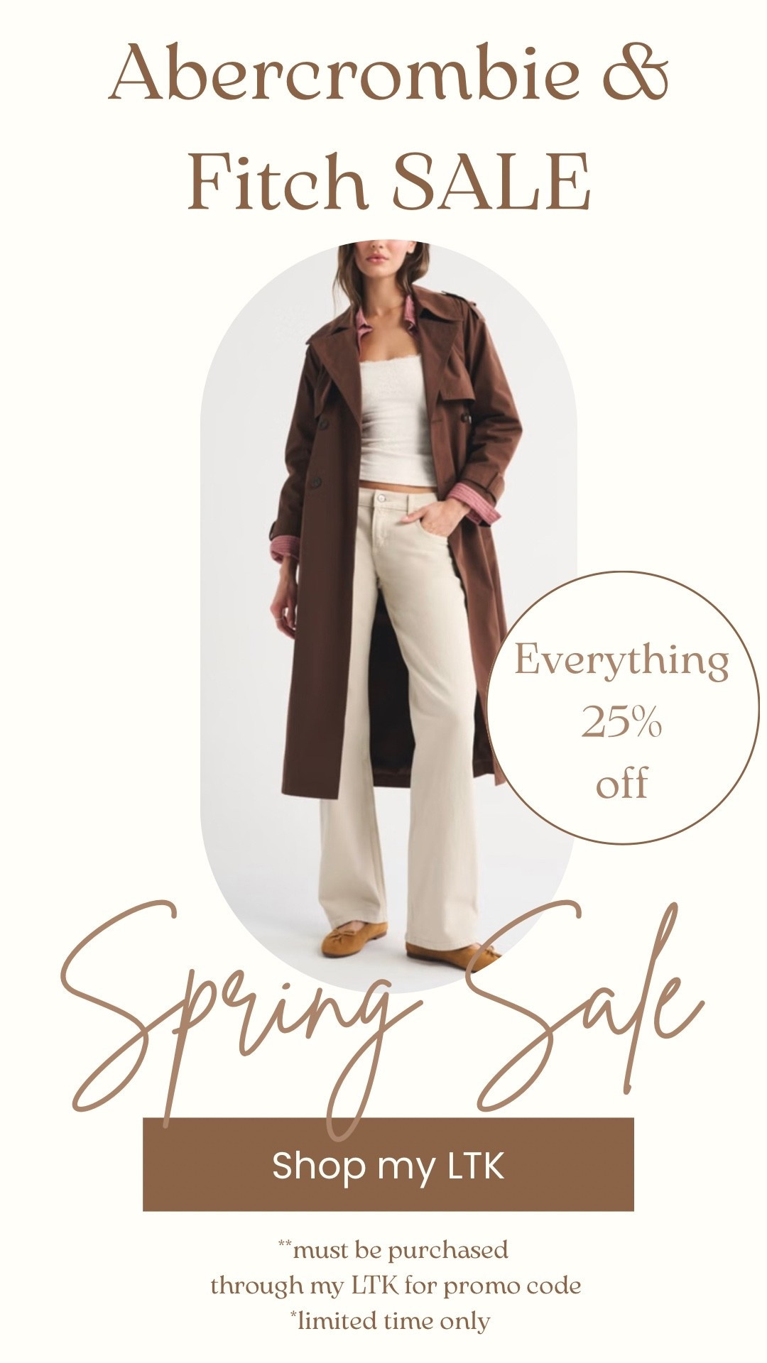 A little spring wardrobe refresh thanks to the Abercrombie & Fitch sale 🤍
The prettiest neutral staples, easy layers, and timeless pieces — all limited time.
Mar 12-15 click on any of the items listed and it’ll take you to website to shop. 
25% OFF PROMO CODE: AFLTK

#SpringCloset #AbercrombieFinds #EverydayStyle #LTKFashion

#LTKSaleAlert #LTKSpringSale