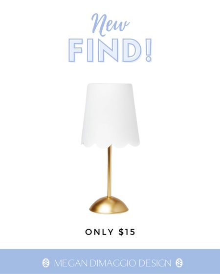 JUST FOUND the cutest little $15 scalloped table lamp!! It’s for kids so small but I cannot get over this price!! 🤯🙌🏻🤩

#LTKfindsunder50 #LTKfamily #LTKhome