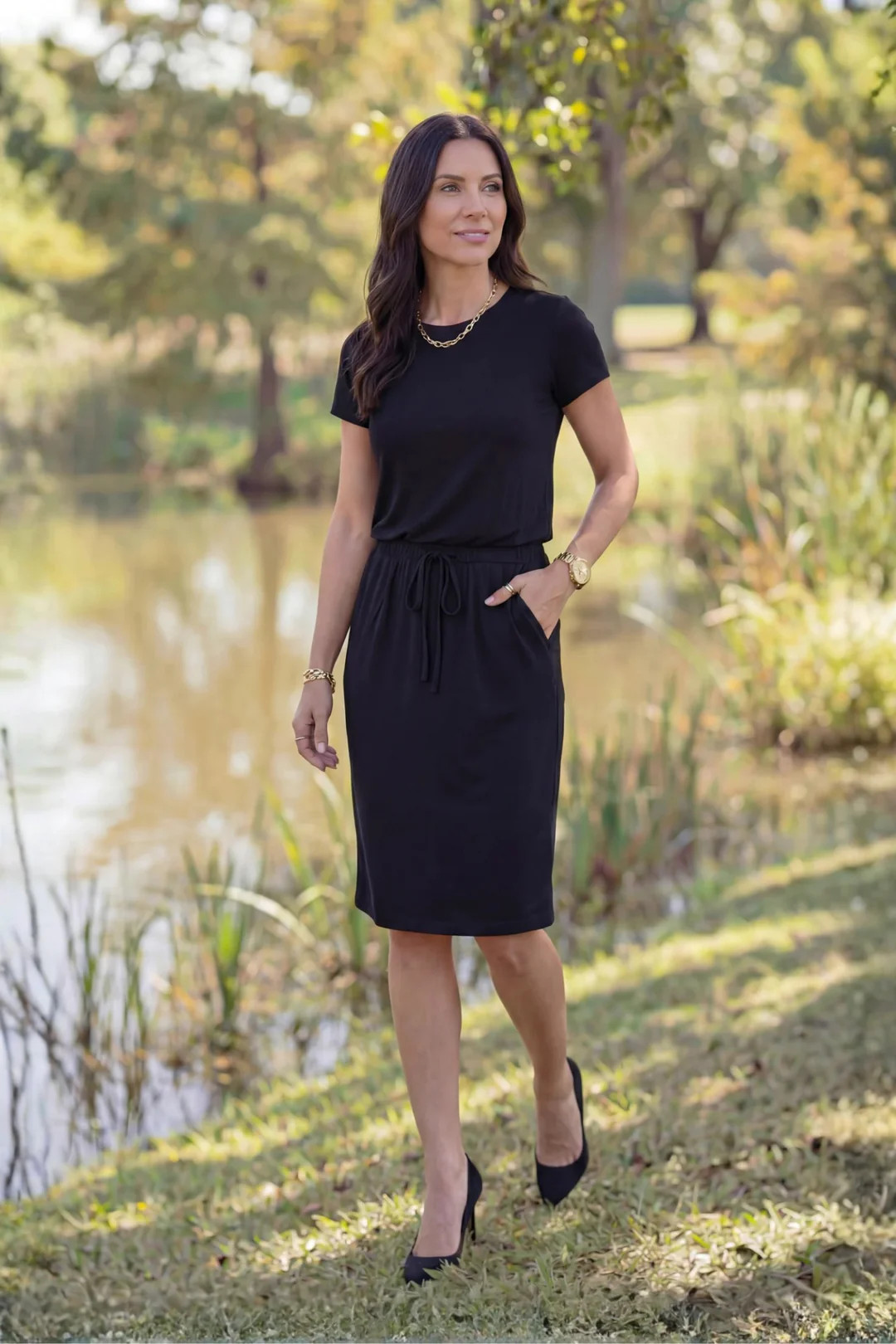 Brigitte Brianna Baseball Tee Dress | Sexy Modest