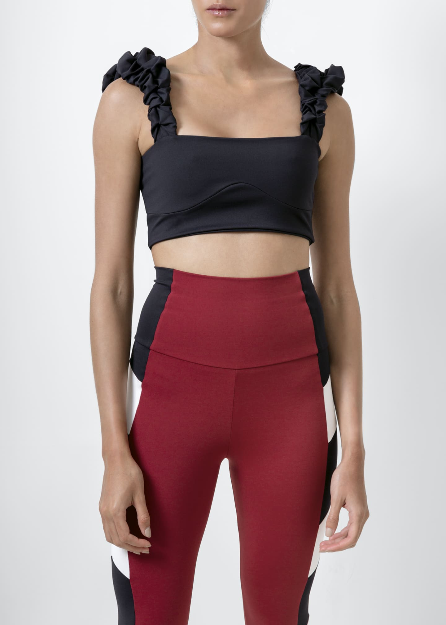 Scrunchie Active Crop Top | Bergdorf Goodman