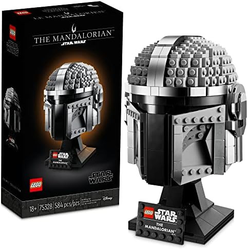 LEGO Star Wars The Mandalorian Helmet 75328 Building Set for Adults (584 Pieces) | Amazon (US)