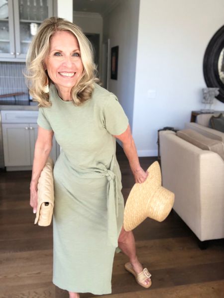 Looking for a new trending Spring color to wear…here’s some “Pistachio” for you!

Call it sage, pistachio green, laurel, or celadon, it is proving to be a big color trend throughout the collections for spring 2024.

it is a soft color that I especially like with my raffia sandals and straw hat and bag.

Follow me {Deborahsorlie} for more 50+ style inspiration.

#LTKover40 #LTKshoecrush #LTKSeasonal
