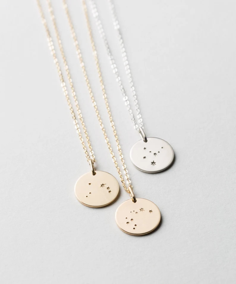 Custom Astrology Sign Necklace  Zodiac Sign  Constellation - Etsy | Etsy (US)
