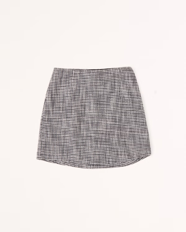 Vegan Leather Mini Skort | Abercrombie & Fitch (US)