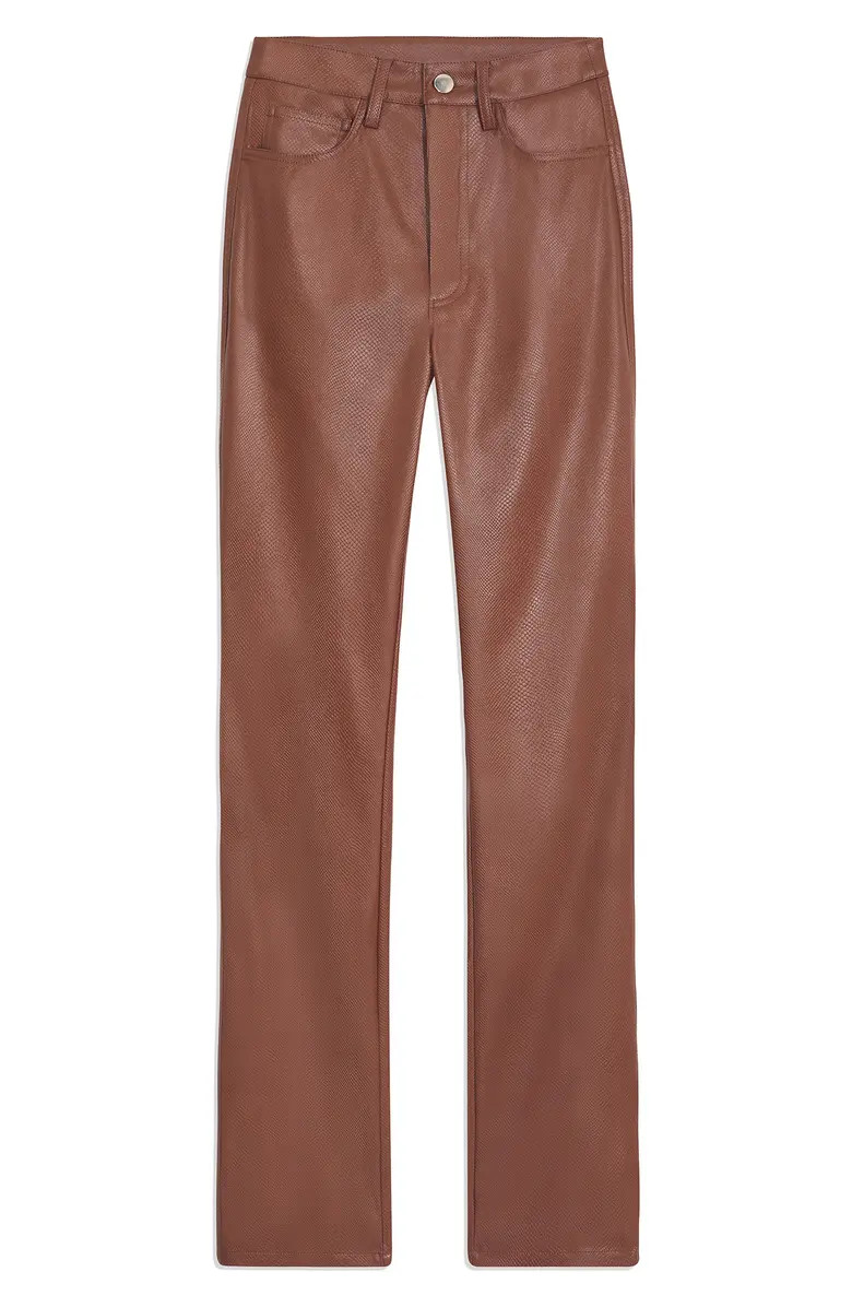 WEWOREWHAT Faux Croc Ankle Flare Pants | Nordstromrack | Nordstrom Rack