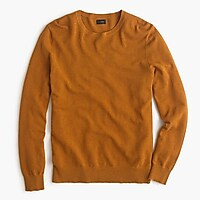 Cotton-cashmere piqué crewneck sweater | J. Crew US