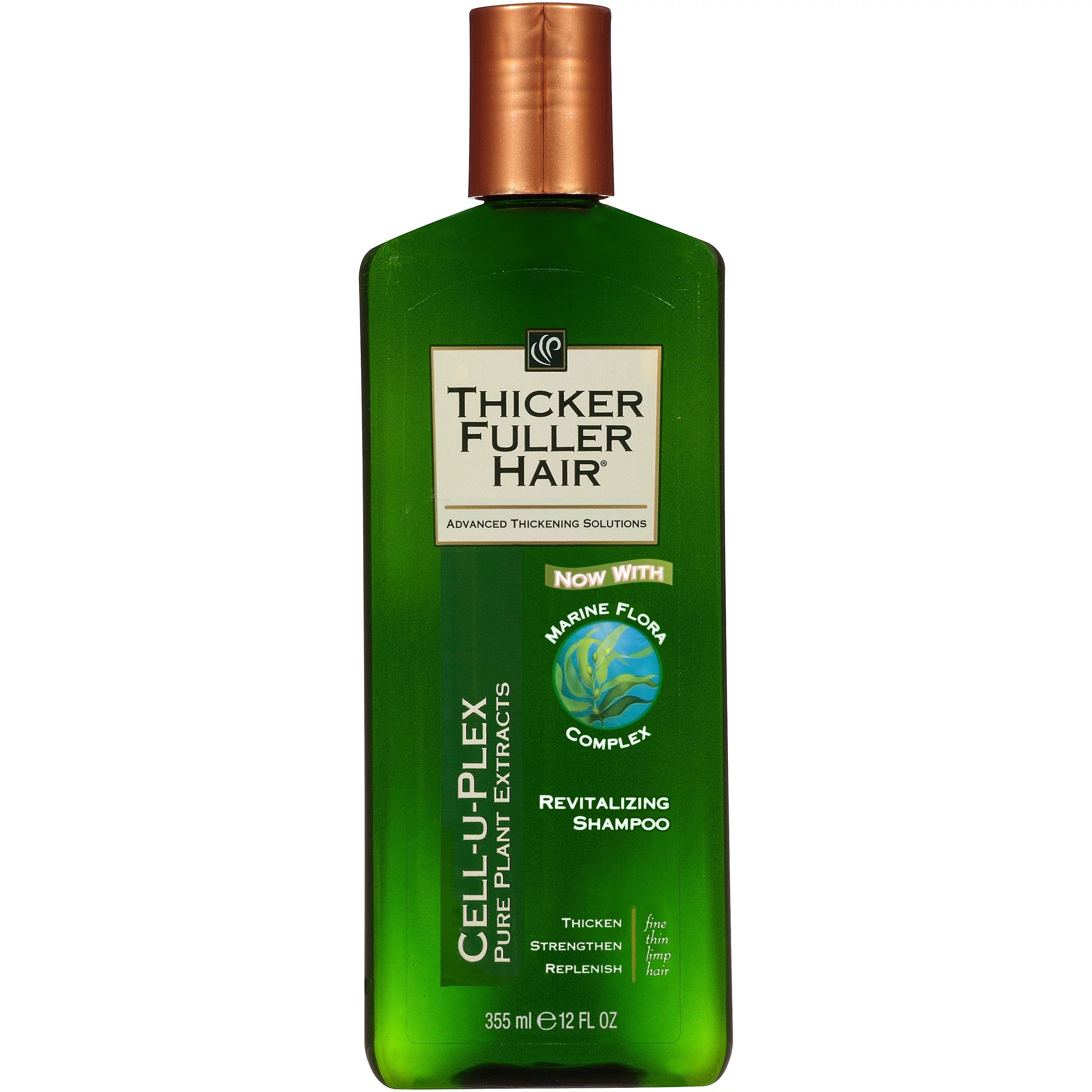 Thicker Fuller Hair Cell-U-Plex Revitalizing Shampoo, 12 Oz | Walmart (US)