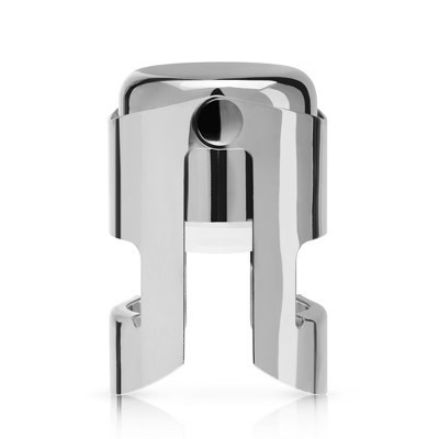 True Fizz Champagne Stoppers for Bottles, Sparkling Wine Stopper, Wine Accessories Kitchen Accessory, Silver Set of 1 | Target