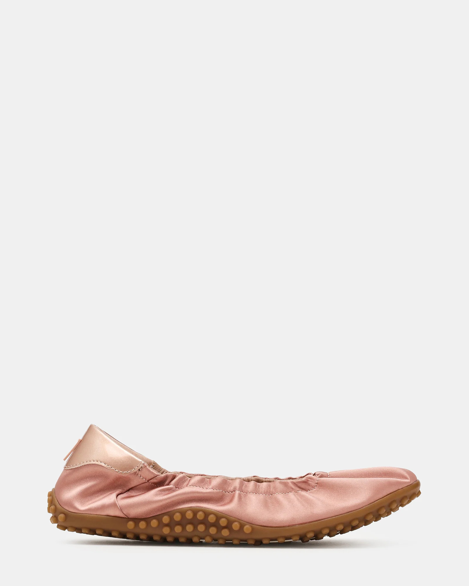 PIETRA Blush Satin Scrunched Women's Ballet Sneaker | Steve Madden (US)