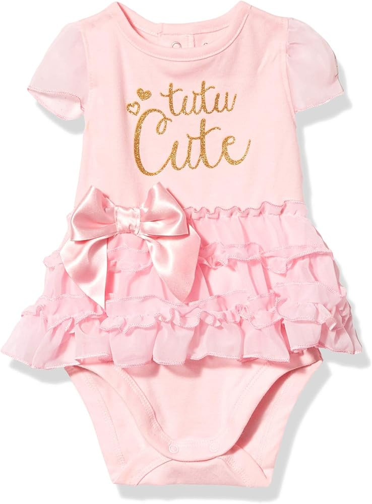 Gerber baby-girls Bodysuit With Tutu SkirtCasual Dress | Amazon (US)