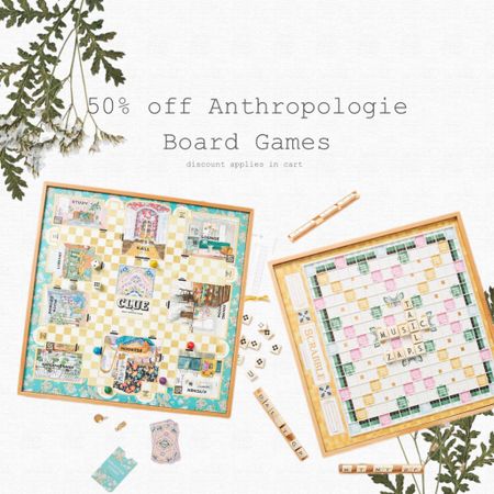 Anthropologie board games are on sale! Such cute and functional statement pieces for under $80

#LTKhome #LTKSpringSale #LTKfindsunder100