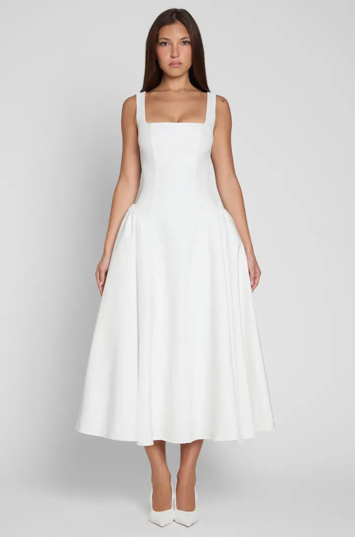 Chloe Corset Midi Dress | Nordstrom