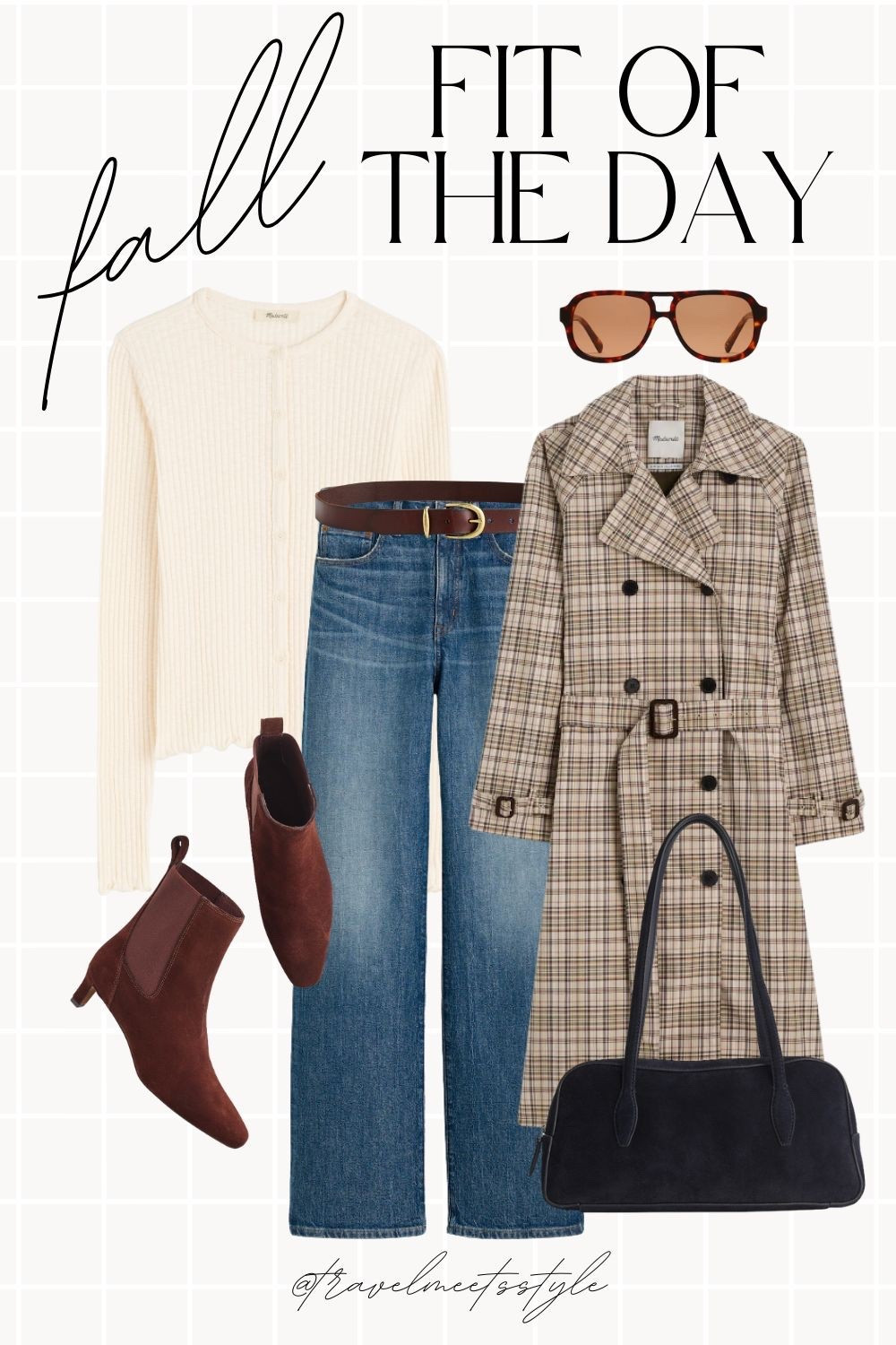 DAY 1 of fall fits I’m falling for rn 🍂 Entire look is from Madewell! 


Fall outfits, fall outfit ideas, cardigan, plaid trench coat, wide leg jeans, madewell jeans, brown ankle boots, kitten heels boots, shoulder bag, aviator sunglasses 

#LTKStyleTip #LTKxMadewell