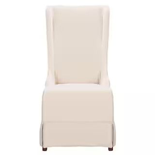 Bacall White/Cream Dining Chair | The Home Depot