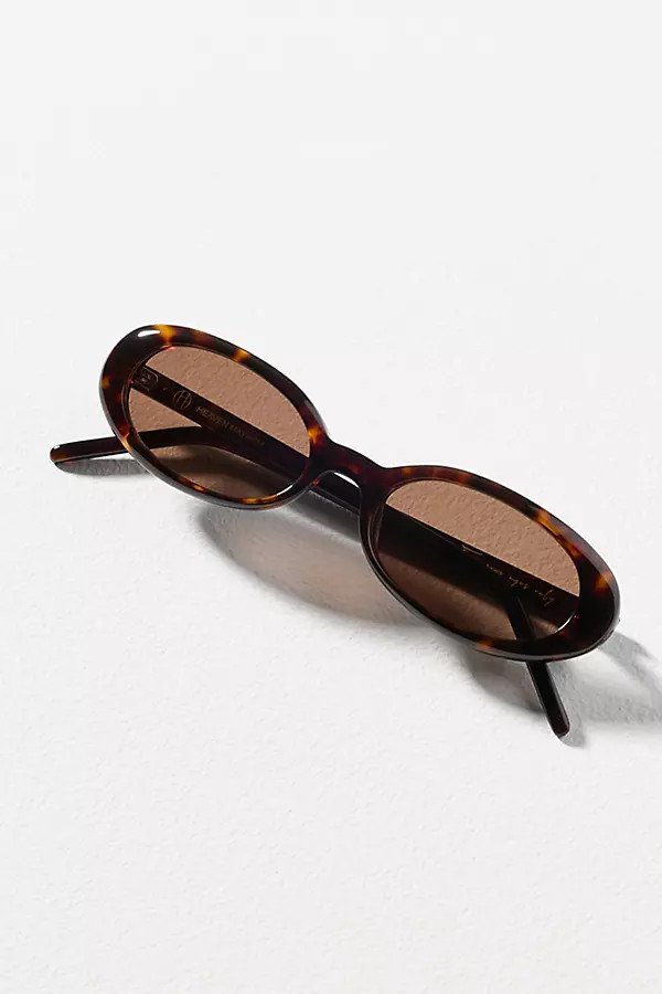 Esme Slim Oval Sunglasses | Anthropologie (US)