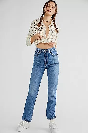 Levi's 70's High Slim Straight Jeans | Free People (Global - UK&FR Excluded)