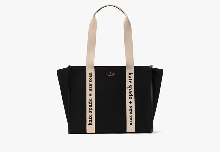 Kip Canvas Large Tote | Kate Spade Outlet