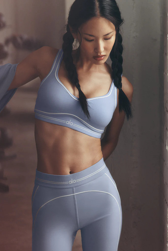 Airbrush Heart Throb Bra | Alo Yoga (US)