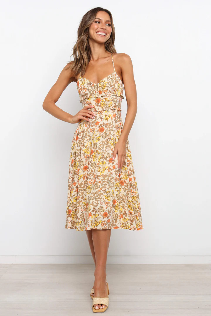 Fyrsil Dress - Mustard | Petal & Pup (US)