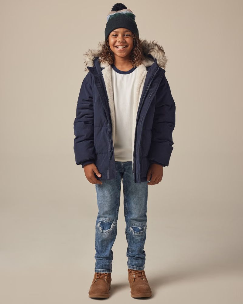 boys a&f cozy parka | boys | Abercrombie.com | Abercrombie & Fitch (US)