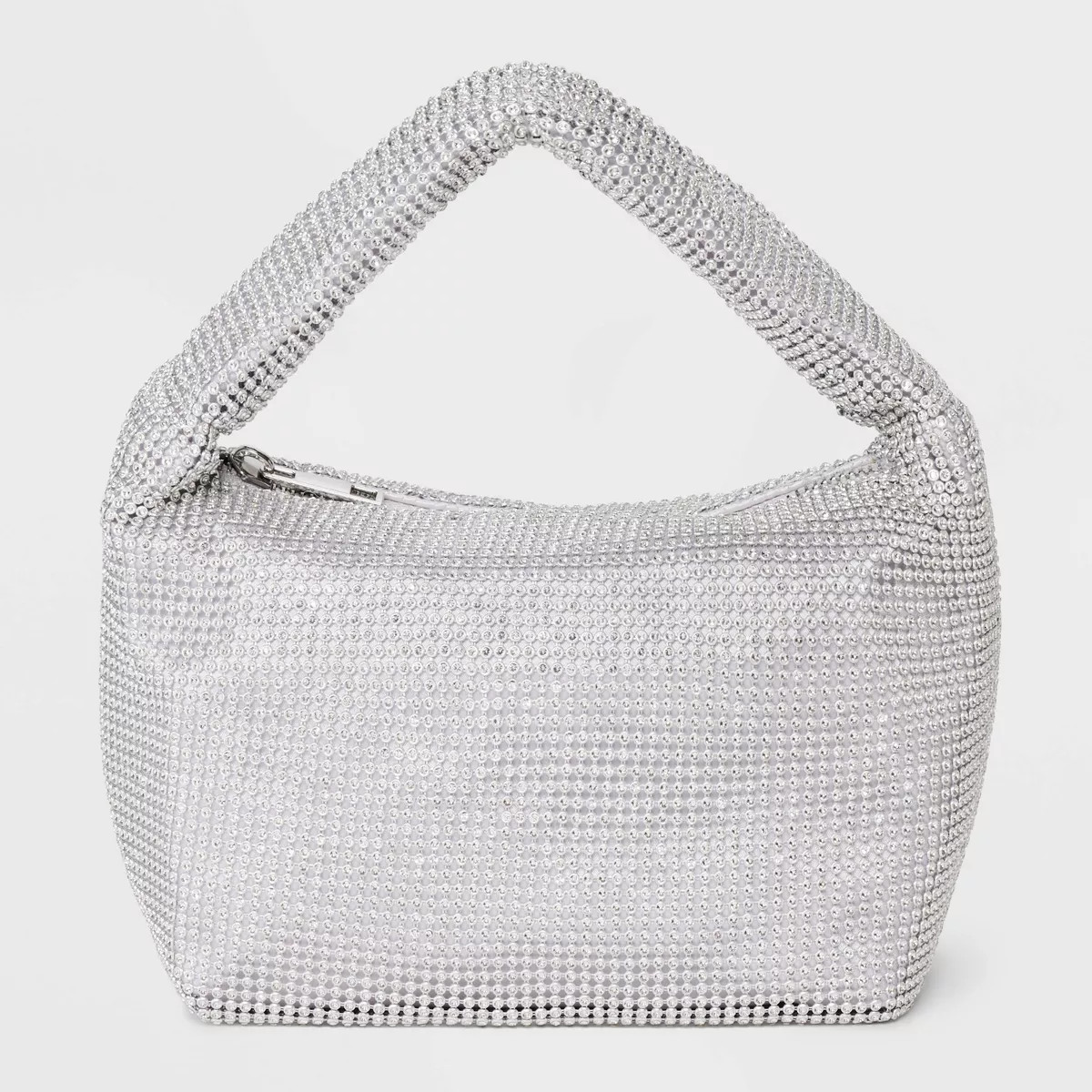 Crystal Mesh Handbag - A New Day™ Silver | Target