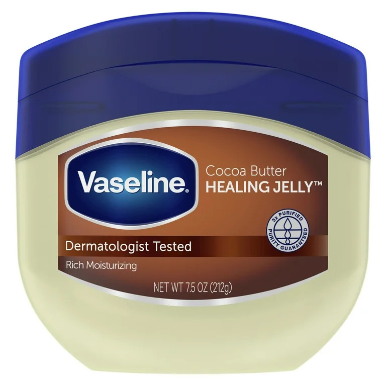 Vaseline Lock In Moisture Cocoa Butter Healing Petroleum Jelly for Dry Skin, 7.5 oz | Walmart (US)