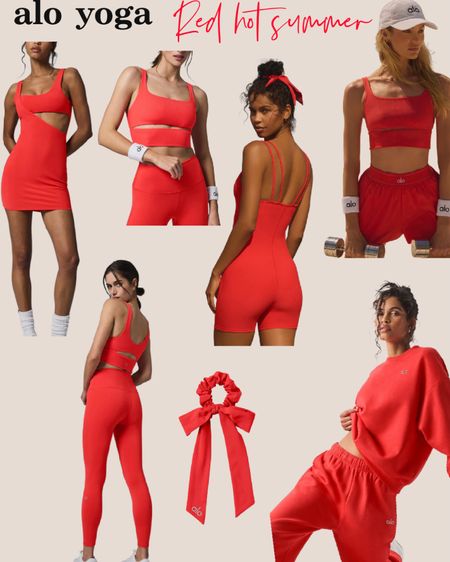 Alo yoga new color alert 🚨 red hot summer ❤️‍🔥❤️‍🔥 



#LTKActive #LTKSeasonal
