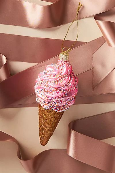 Ice Cream Cone Ornament | Anthropologie (US)