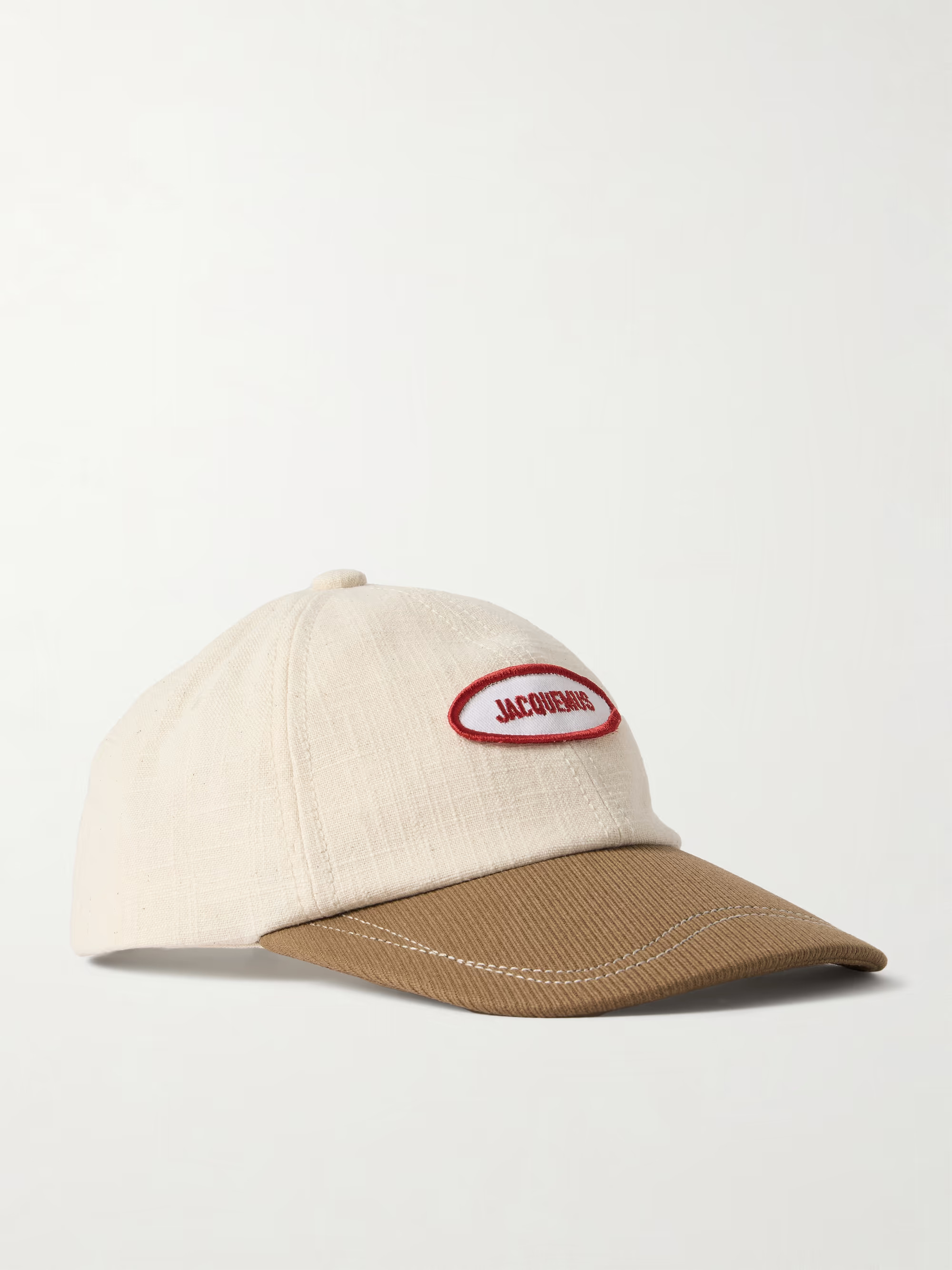 La Casquette Gelato appliquéd slub cotton and corduroy baseball cap | NET-A-PORTER (UK & EU)