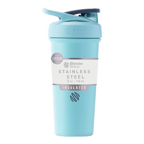 BlenderBottle Strada Sleek - Stainless Steel - 25-oz. - Seafoam | Amazon (US)