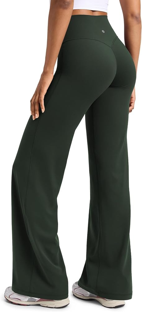 CRZ YOGA Softretch Wide Leg Pants 28"/30"/32" | Amazon (US)