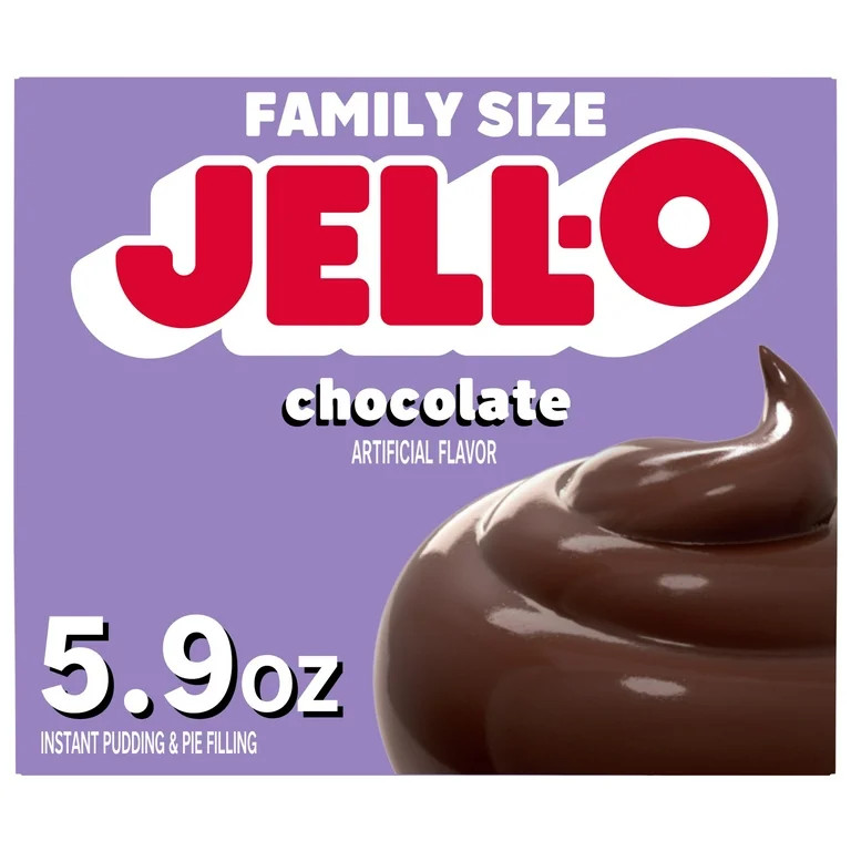 Jell-O Chocolate Instant Pudding Mix & Pie Filling, 5.9 oz. Box | Walmart (US)