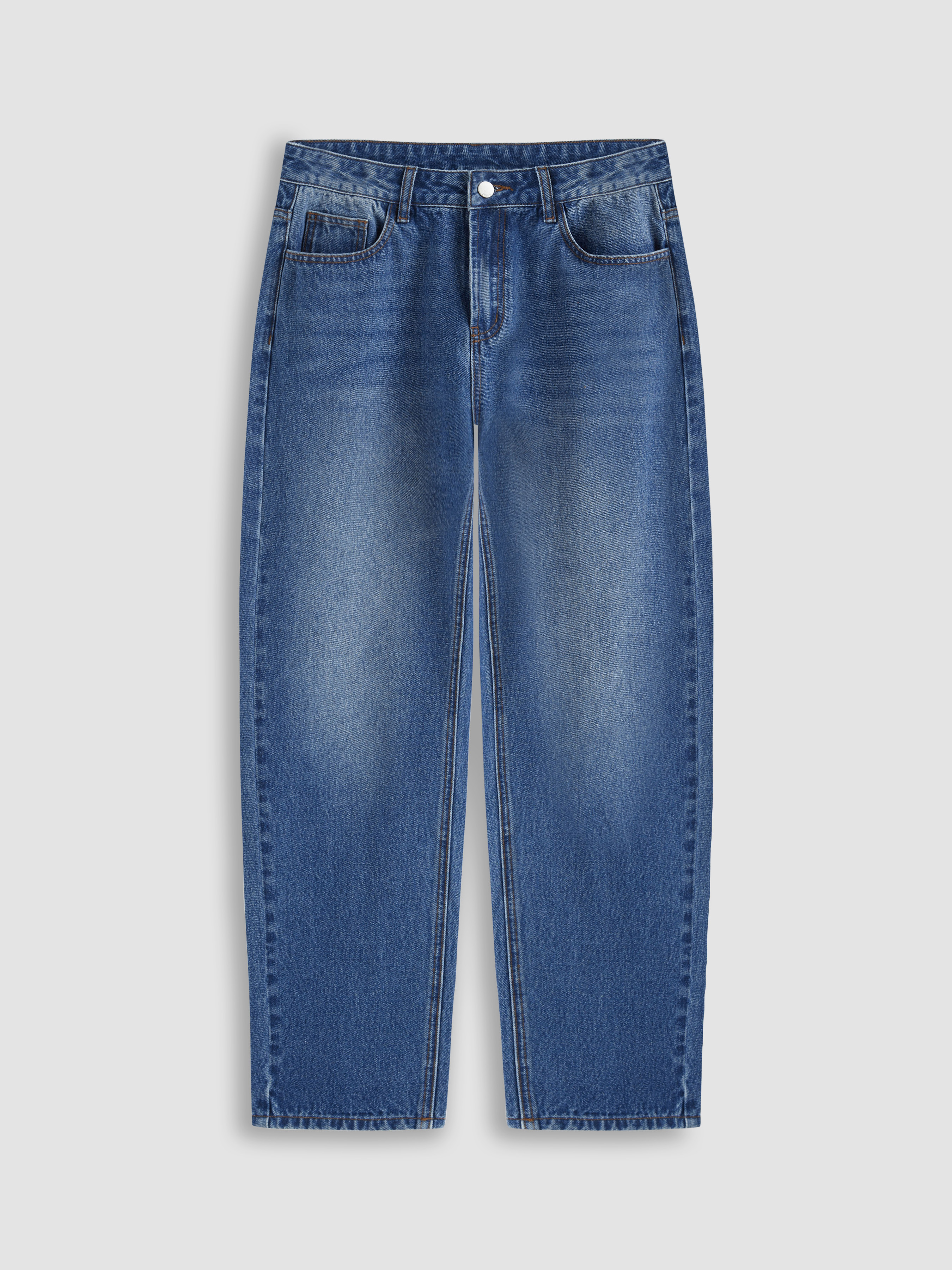Denim Cider Denim Low Rise Straight Leg Jeans For Daily Casual | Cider