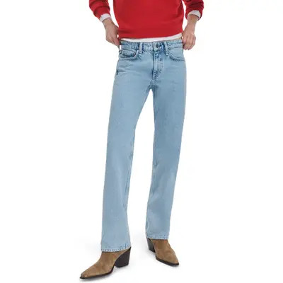 rag & bone Harlow Low Rise Straight Leg Jeans in May at Nordstrom, Size 25 | Nordstrom