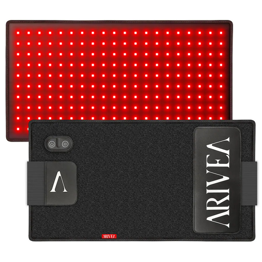 Arivea - Red Light Therapy Pad for Body, Wearable Near Infrared Light Therapy Wrap with 660nm & 8... | Best Buy U.S.