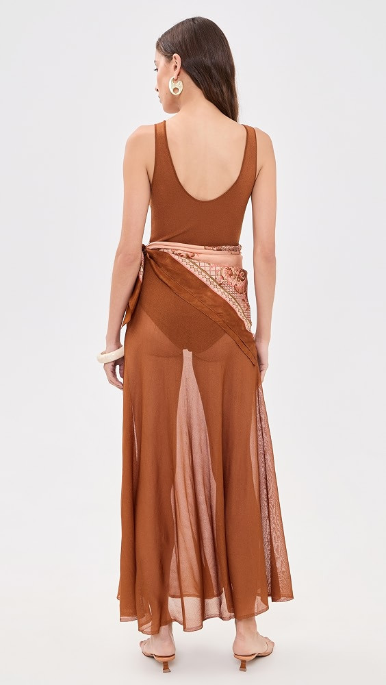 Aster Silk Scarf Maxi Dress | Shopbop