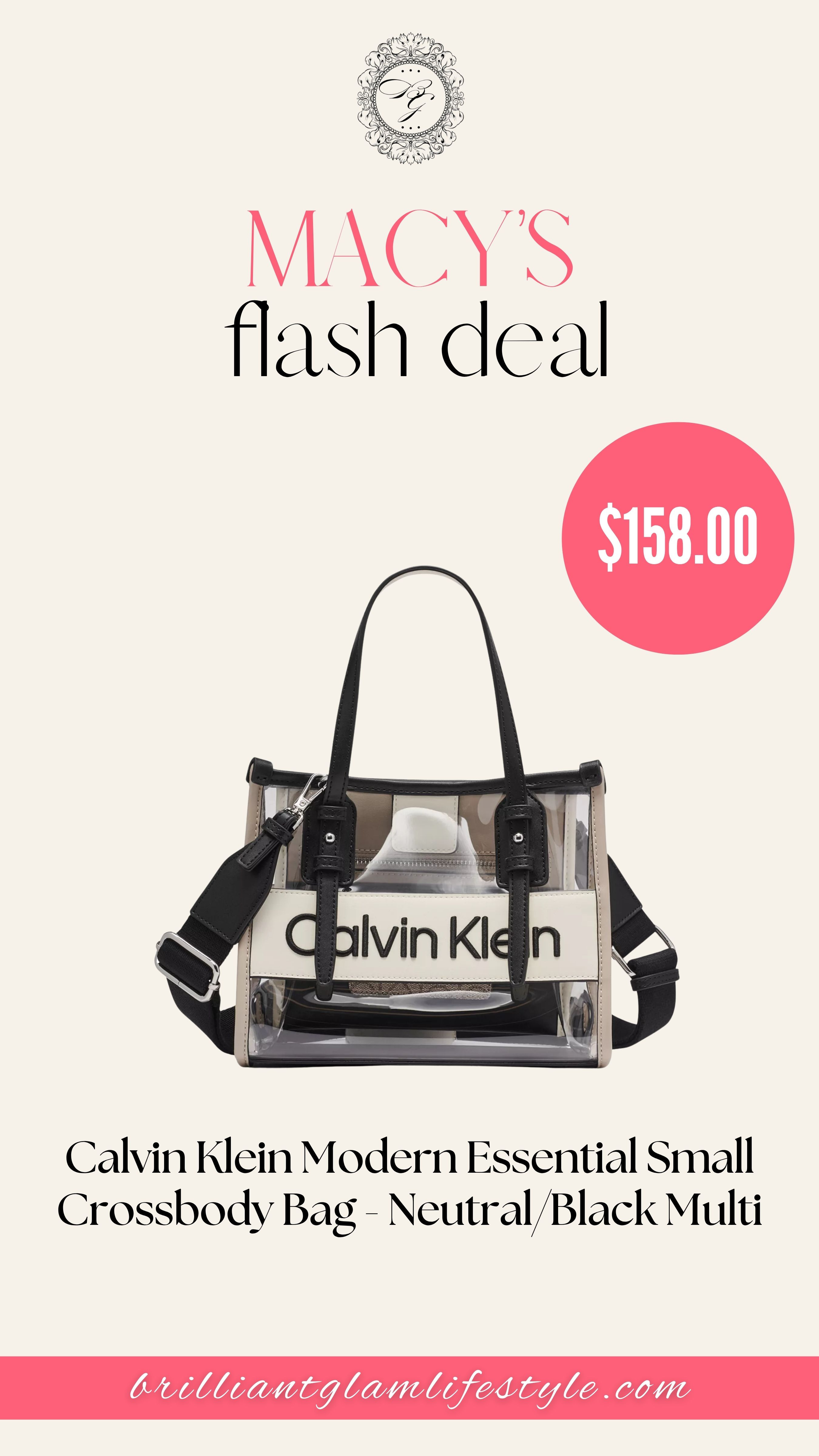 Macy’s Flash Deal You Need to See

The Calvin Klein Modern Essential Small Crossbody Bag in Neutral Black Multi is such a chic everyday bag find. It’s stylish, versatile, and easy to pair with casual or dressed-up looks. If you love timeless bags with a modern touch, this Macy’s flash deal is worth checking out before it’s gone.

#Macys #MacysFlashDeal #CalvinKlein #CrossbodyBag #BagFinds #FashionDeals #MacysFinds #EverydayBag #StyleEssentials #HandbagLover #NeutralStyle #AffordableLuxury #FashionAccessories #CalvinKleinBag #SaleFinds 

 #LTKootd #LTKU #LTKSaleAlert