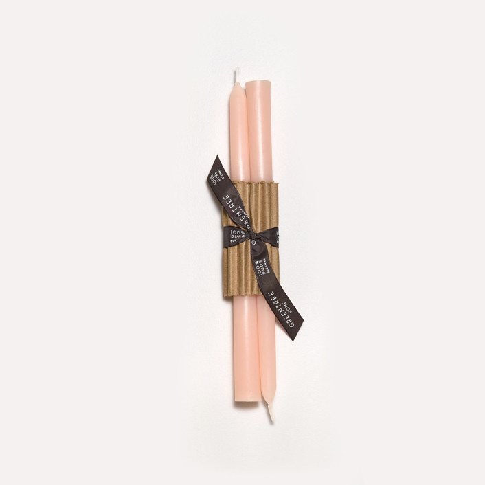 10"" Everyday Tapers (pair) Blush Candles | Minted