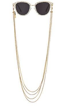 my my my Kamryn Sunglass Chain in Clear from Revolve.com | Revolve Clothing (Global)