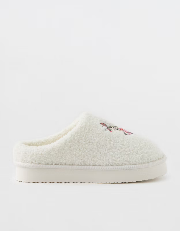 Aerie Sherpa Scuff Slippers | Aerie