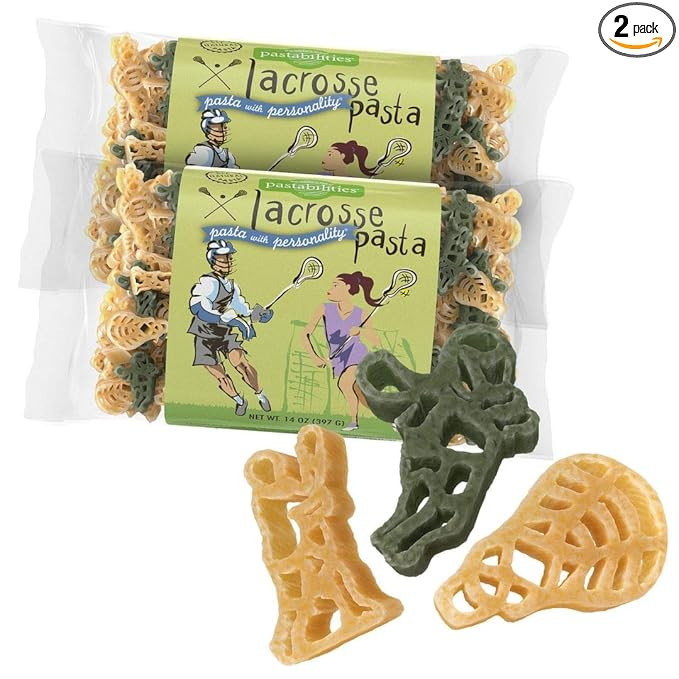 Pastabilities Fun Shaped Pasta for Kids - Lacrosse Pasta - Players and Equipment Sport Theme, Non... | Amazon (US)