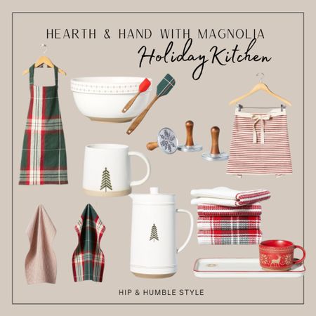 Target Hearth & hand with Magnolia Christmas kitchen decor holiday decor, Christmas kitchen decor, Christmas apron, Christmas accessories, holiday kitchen decor 

#LTKHoliday #LTKSeasonal #LTKhome