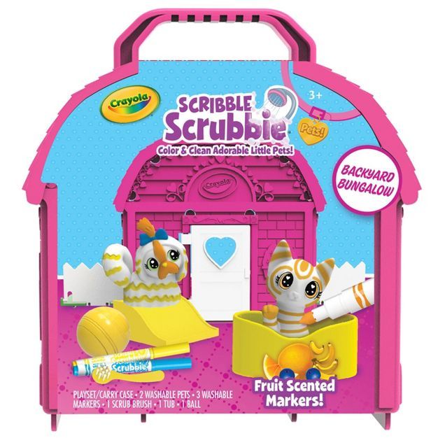 Crayola Scribble Scrubbie Pets Backyard Bungalow Set | Target