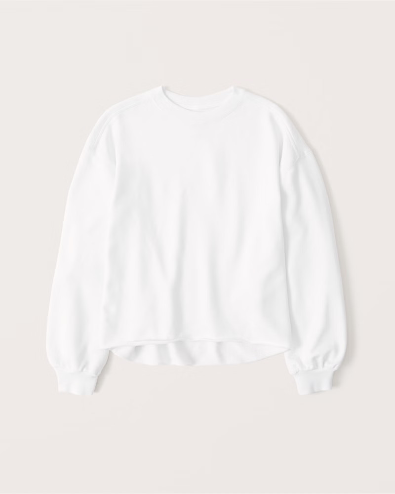 Terry Cutoff Crew Sweatshirt | Abercrombie & Fitch (US)