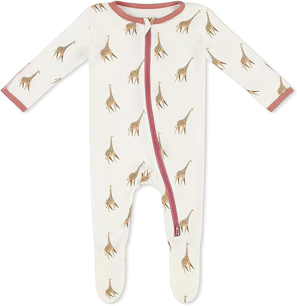 Bamboo Little Soft Baby Footie Pajamas, Baby Clothes, Newborn Sleepers, 95% Viscose and 5% Spande... | Amazon (US)