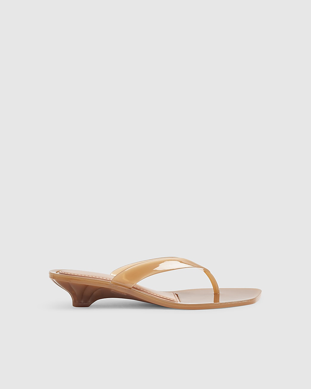Beige Jelly Toe Thong Sandals | River Island UK & IE